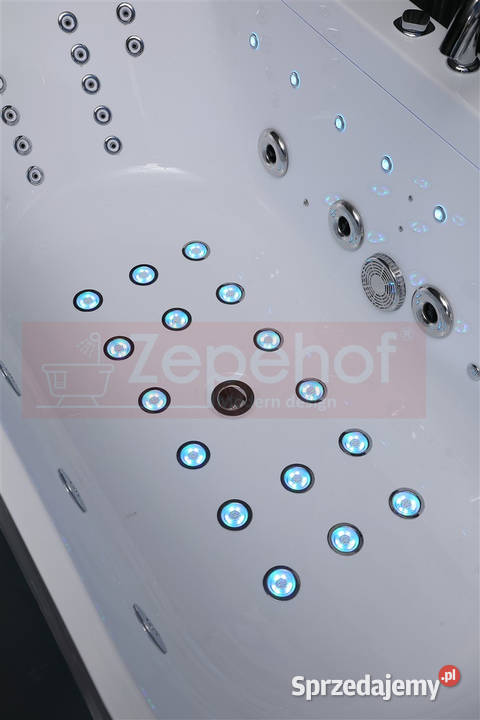 Wanna z hydromasażem EBX802 prostokątna