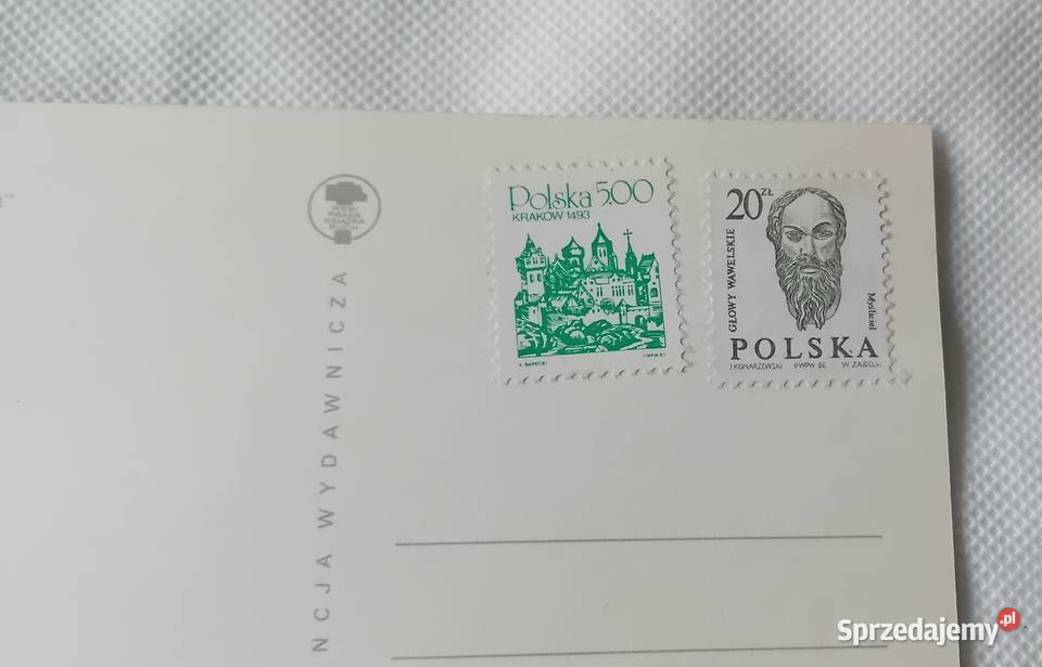 Pocztówka Limanowa rynek dom towarowy Elegant Koźminek sprzedam