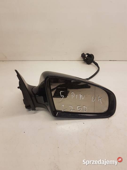 LUSTERKO PRAWY PRZÓD AUDI A6 C6 LZ5D 5 PIN UK sprzedam