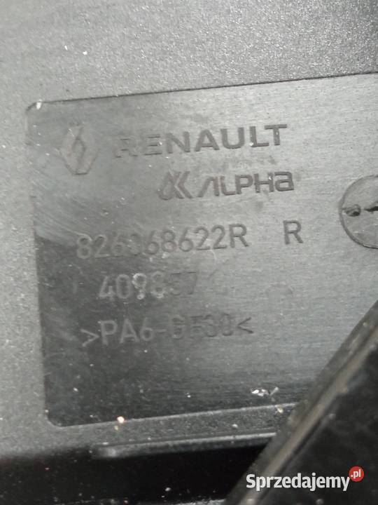 KLAMKA ZEWNĘTRZNA PRAWA TYŁ EU 826068622R Dacia osobowe świętokrzyskie