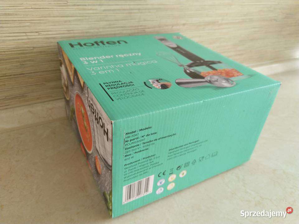 NAJTANIEJ Blender Ręczny 800W 3w1 Akcesoria Zabrze