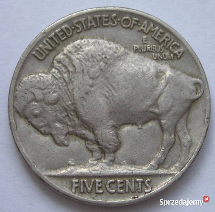USA 5 CENTÓW 1936 INDIANIN BIZON łódzkie sprzedam