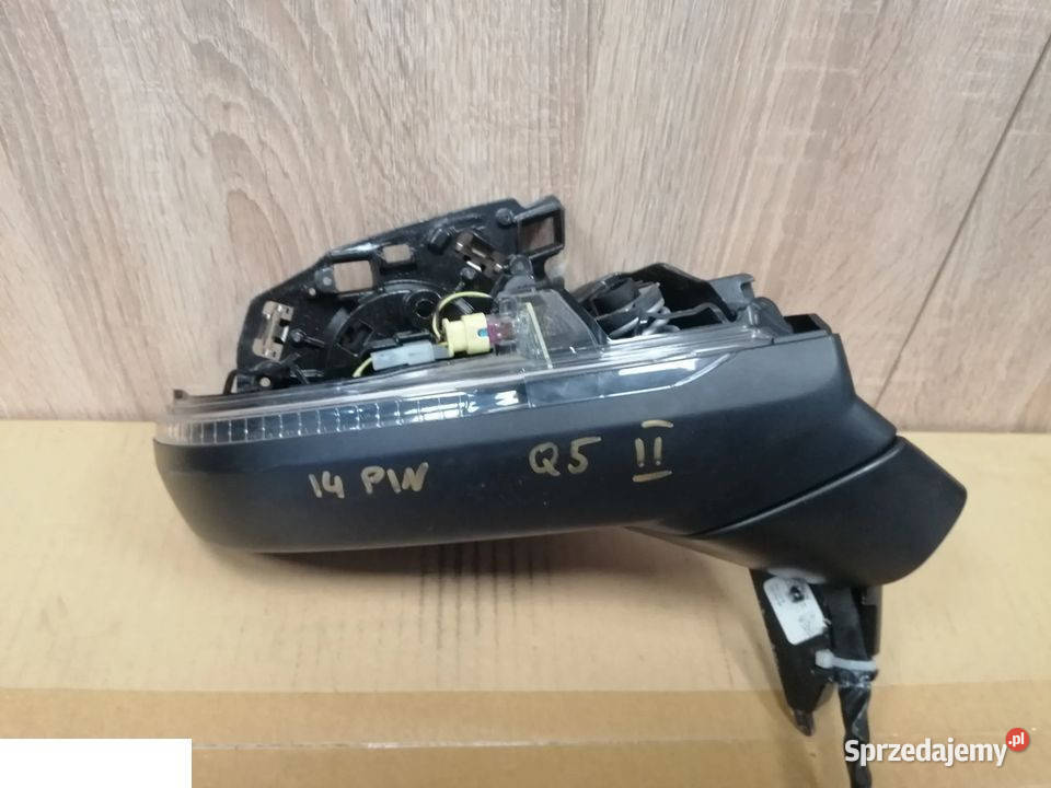 AUDI Q5 II LUSTERKO PRZÓD OBUDOWA PRAWA 14 PIN lubelskie Kozubszczyzna