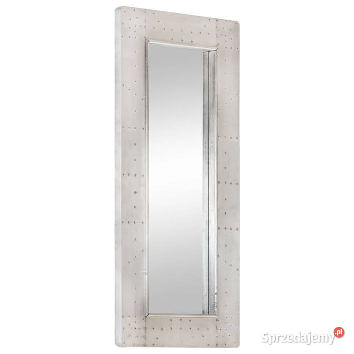 Lustro ścienne w stylu Aviator 110x50 metalowe