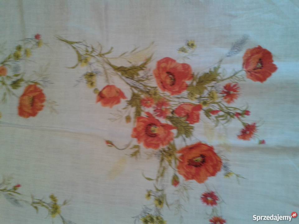 Kolorowe obrusy lniane lubelskie Horodyszcze