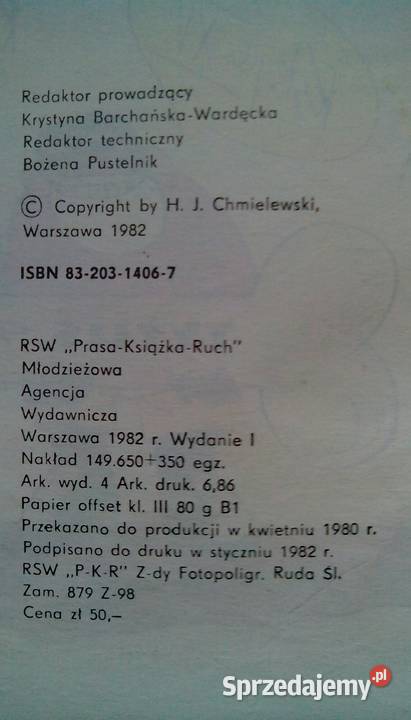 Komiks Rok wydania 1982 Komiksy Szczecinek