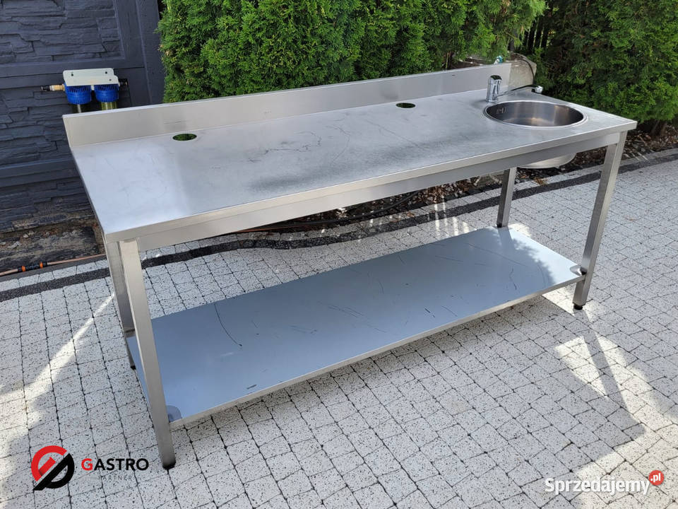 Zlew gastronomiczny 1komorowy 190x70x85