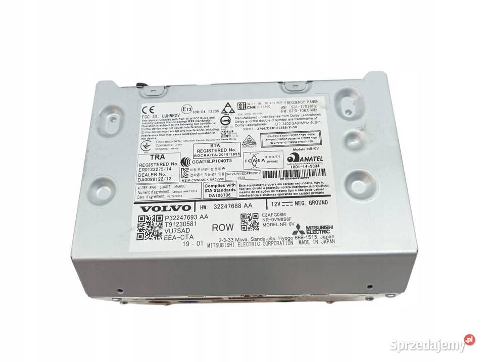 RADIO 32247693AA Volvo S60 III 20182024