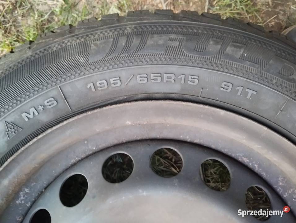 Felgi 15 opony zimowe opel 5x110 stalowe wielkopolskie Skokum