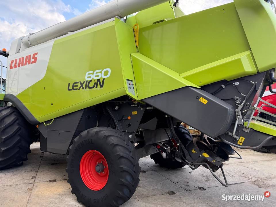 Kombajn zbożowy Claas Lexion 660 heder V750 Nowa Ruda