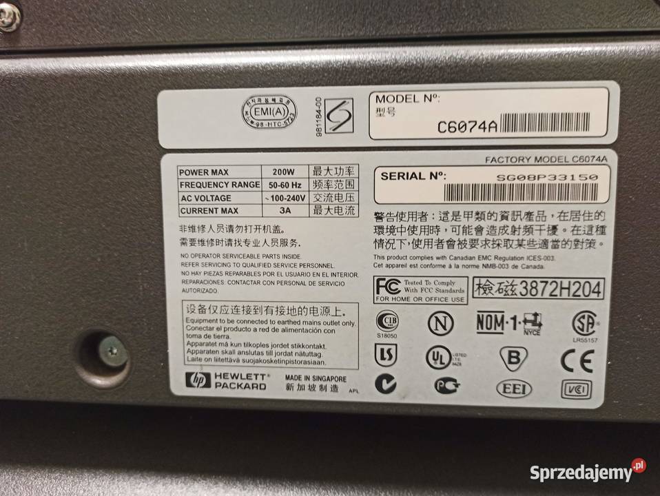 PLOTER HP 1050C NA CZĘSCI ploter Elektronika Tarnów sprzedam
