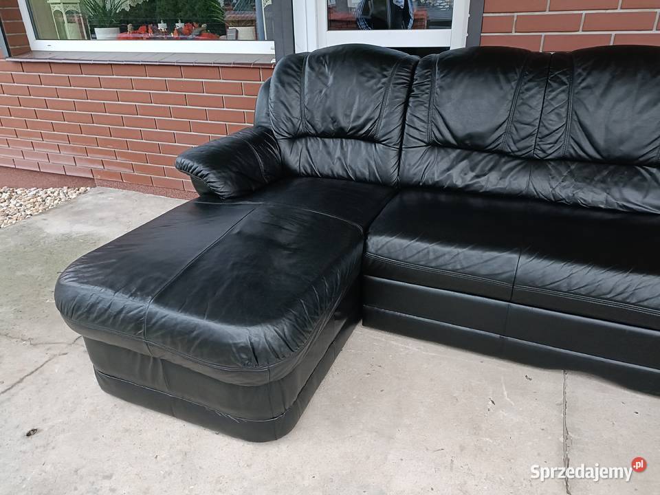 Sprzedam narożnik ze skóry wielkopolskie