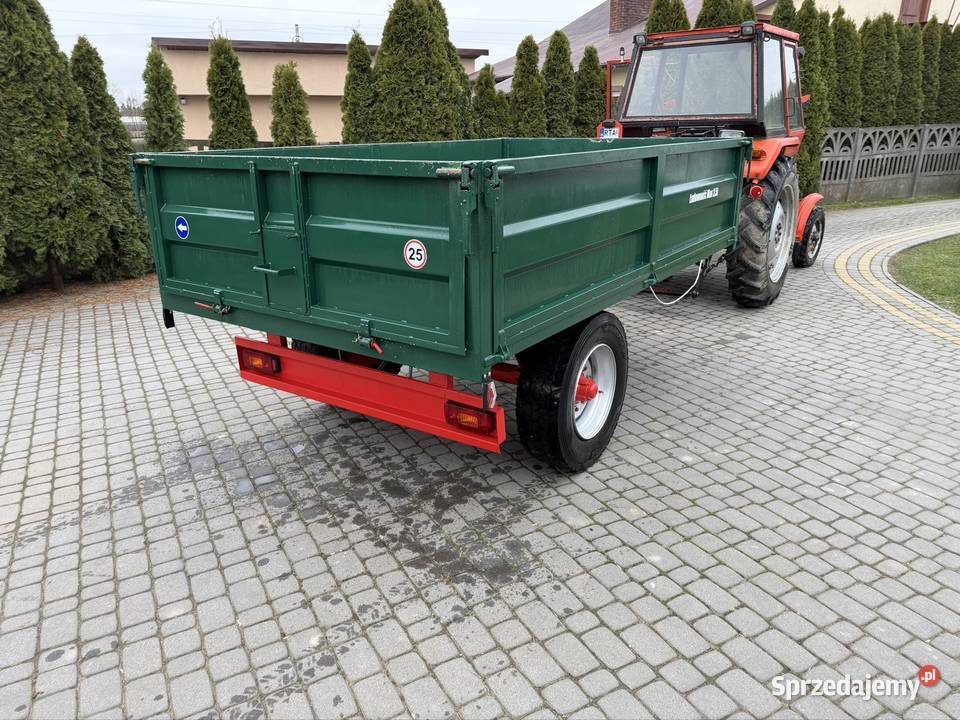 Przyczepa jednoosiwa wywrotka na tył świętokrzyskie Sandomierz