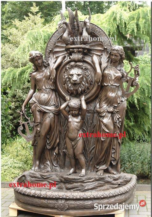 H240 Elegancka Fontanna z Brązu Wyjątkowa Dom i Ogród Wrocław