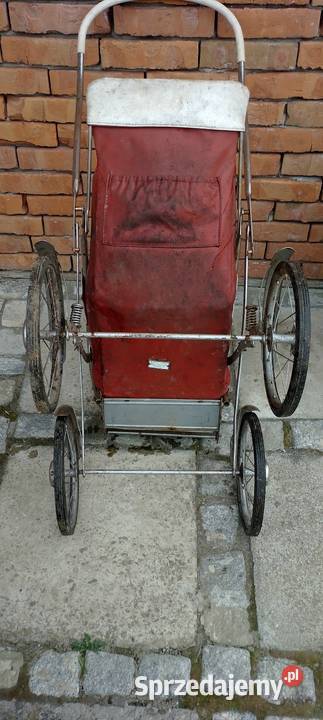 Wózek zabytkowy dziecka 03 produkcja Legnica 5kg Jarosław