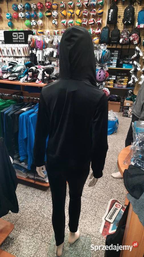 Dres welurowy czarny S M L 3XL 4XL 5XL Dębica