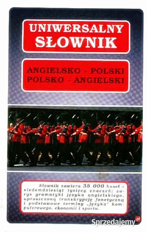 UNIWERSALNY SŁOWNIK AngielskoPolski twarda Chorzów