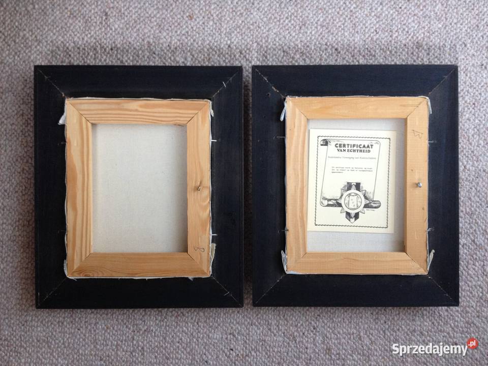 Obraz na płótnie pejzaż w drewnianej ramie 2 mazowieckie Warszawa