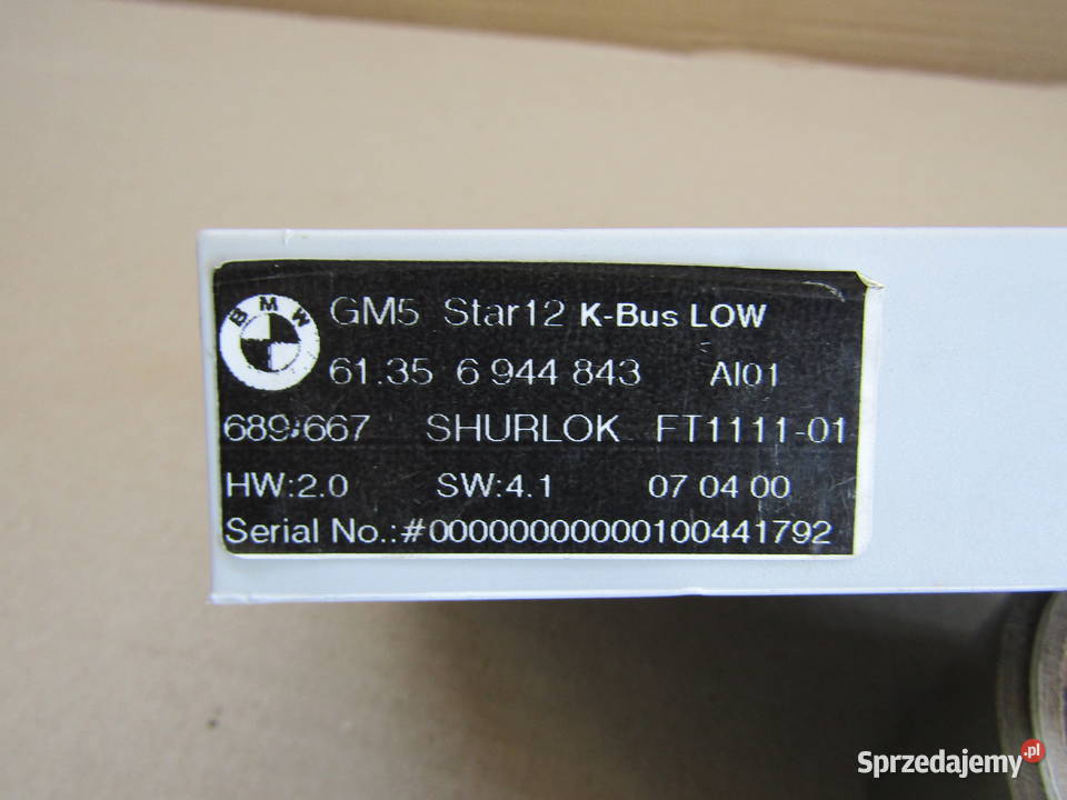 MODUŁ KOFORTU BMW 3 E46 LIFT 6944843 Mysłaków