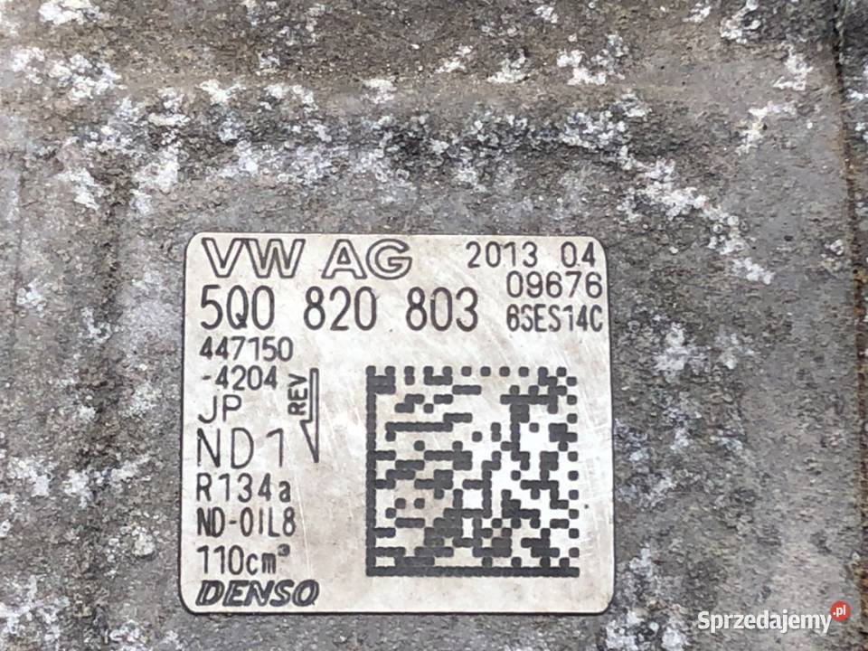 SPRĘŻARKA KLIMATYZACJI VW GOLF VII 5Q0820803 12 podkarpackie sprzedam