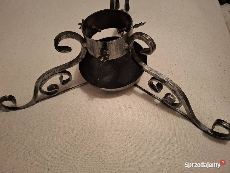 Stojak pod choinkę stal kuty nowy Łomża