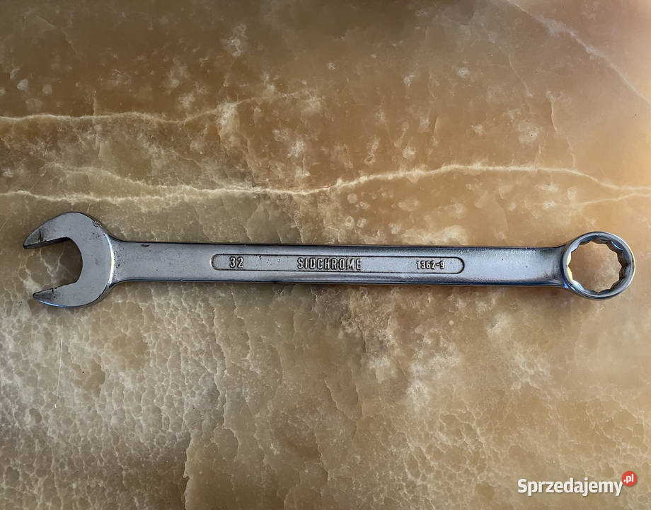 Klucz płaski oczkowy SIDCHROME 32 Made In Gdańsk