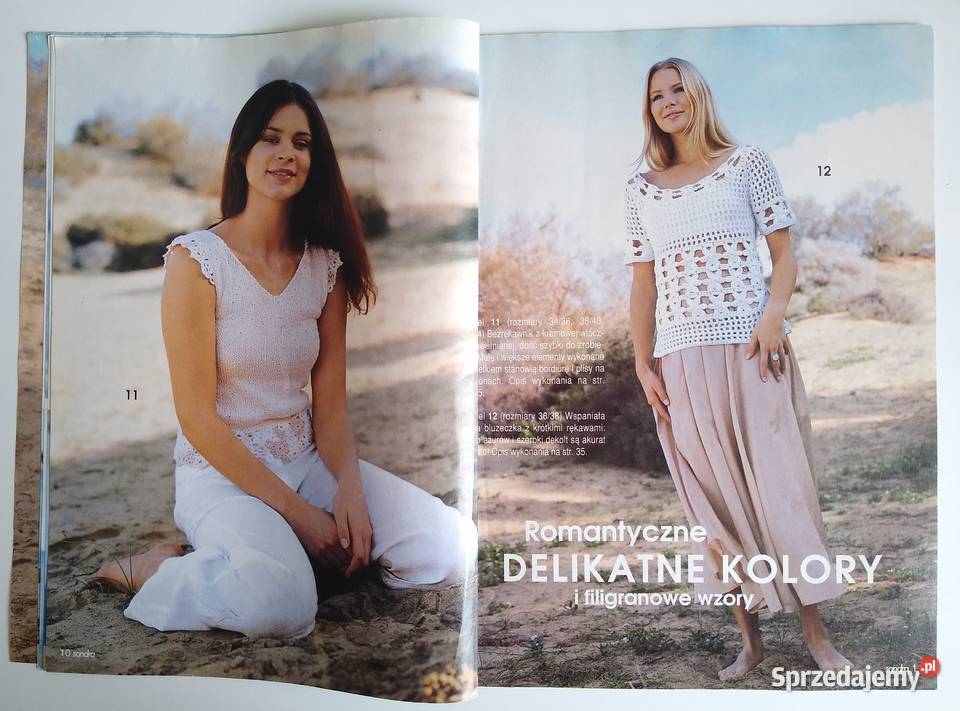 Modne Dzianiny Sandra 62002 Rok wydania 2002 Czasopisma Gdańsk