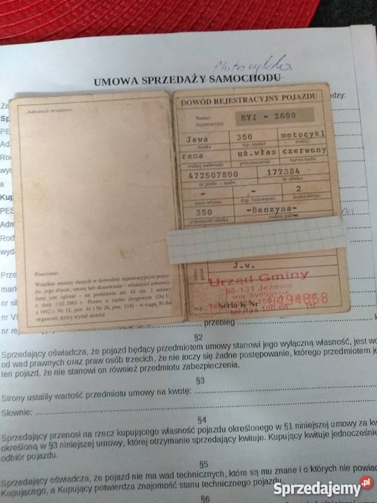 Jawa Cz 350 1983r Z papierami 350cm3 Gdynia