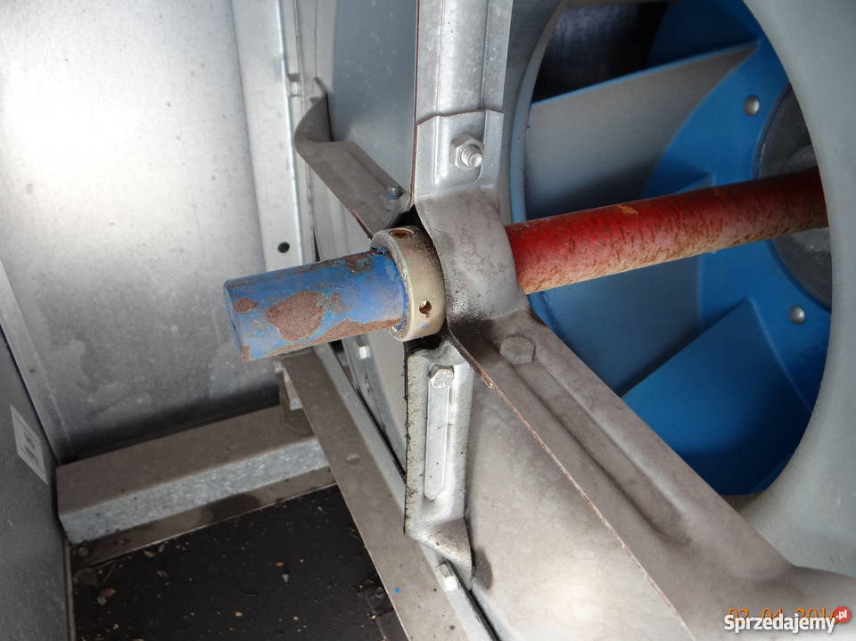 Duży wentylator odśrodkowy 9kw nadmuch dmuchawa Żagań