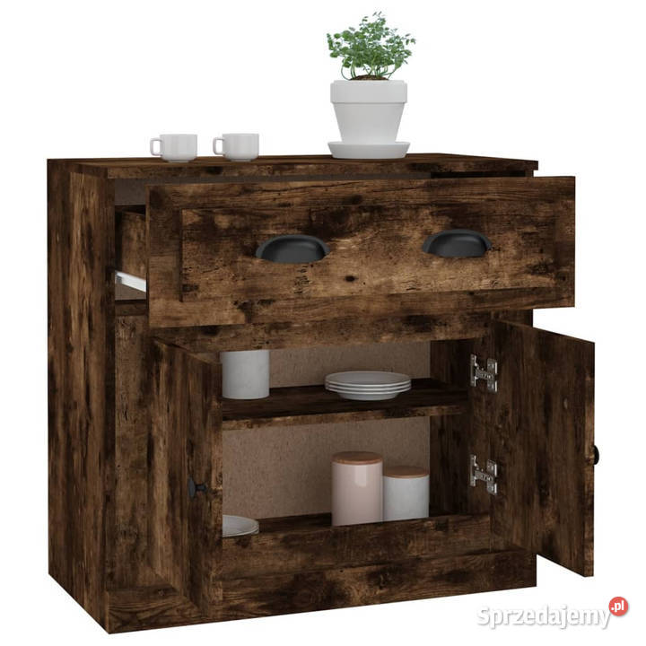 Szafka przydymiony dąb 70x355x675 WM816429 Warszawa
