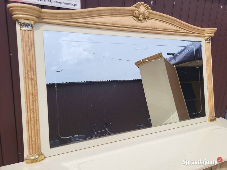 Komplet mebli włoskich komoda witryna lustro kujawsko-pomorskie Sypniewo