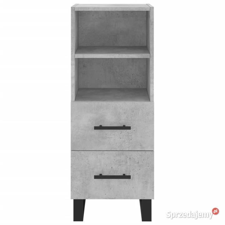 Szafka szarość betonu 345x34x90 materiał Warszawa