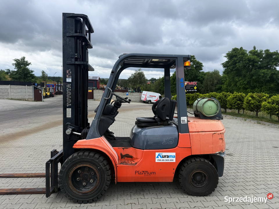 wózek widłowy TOYOTA 7FGJF35 LPG 3500 6800mtg Toyota