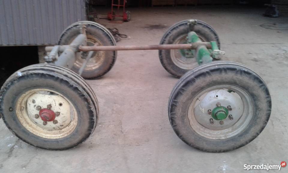 Oś przednia kompletna z kołami i wpronikiem c360 świętokrzyskie Sietejów