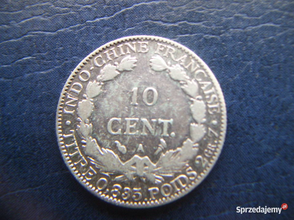 Stare monety 10 cent 1898 Indochiny Francuskie Lesko