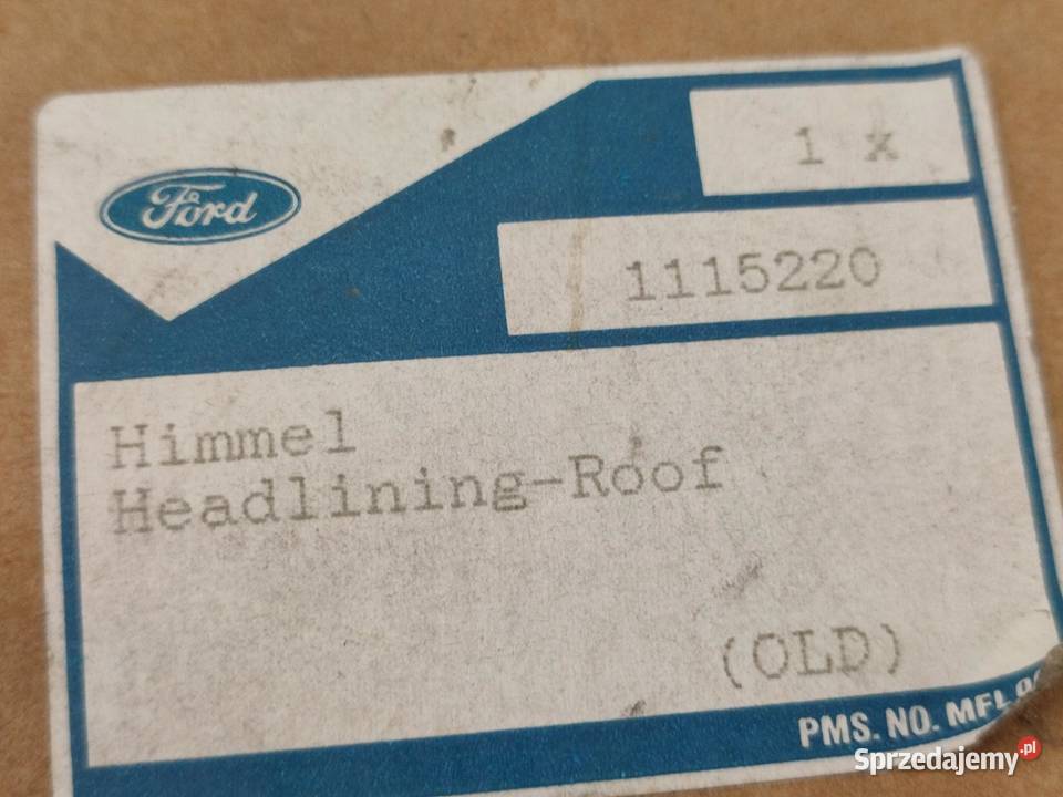 PODSUFITKA FORD FIESTA 19952002 NOWA ORYGINALNA