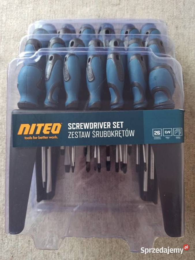 zestaw śrubokrętów niteo 26 elementy Rybnik