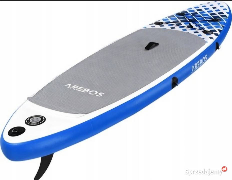 Deska SUP AREBOS SUP320DB 320 niebieska Surfing, windsurfing, kitesurfing śląskie Poręba