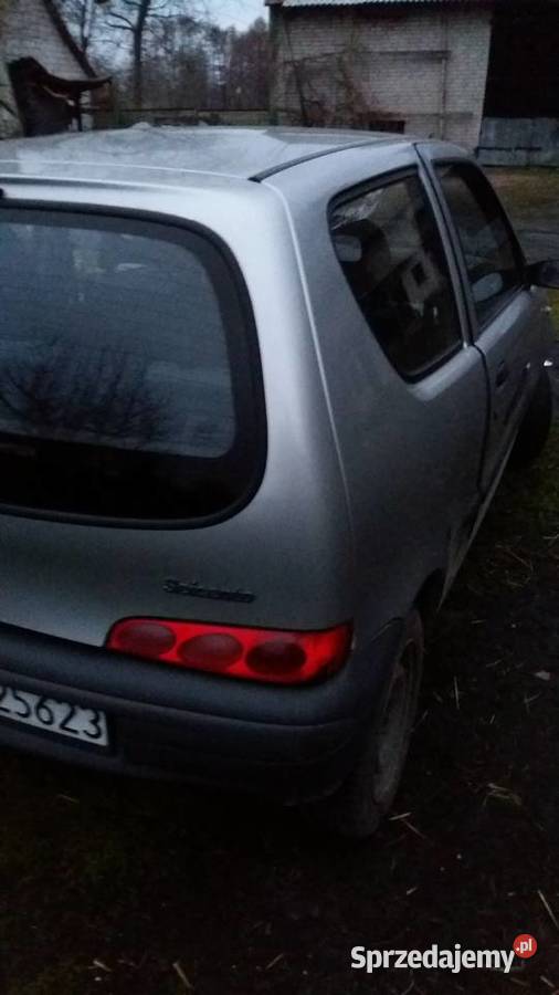 Fiat Seicento uszkodzony sosne Stryków