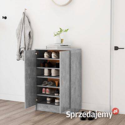 vidaXL Szafka na buty szarość betonu 60x35x92 sprzedam