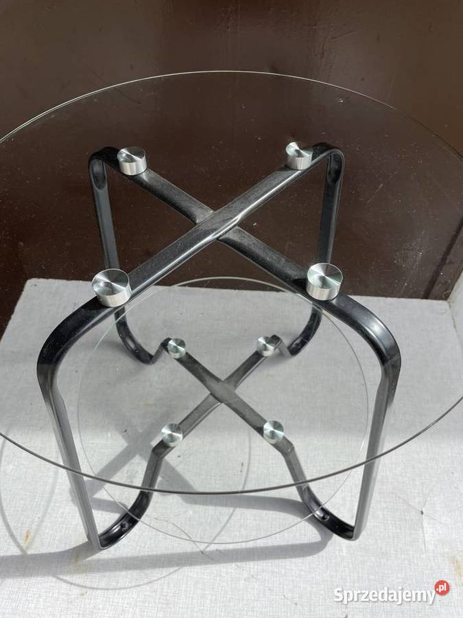 mały stolik kawowy ze szklanym blatem Pruszcz Gdański