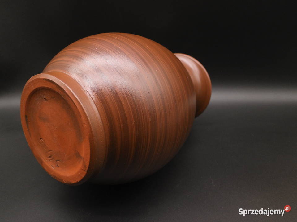 Wazon gliniany wolumetryczny wykonany ręcznie sprzedam