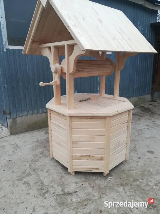 Studnia drewniana ogrodowa ozdobna użytkowa Tyszowce