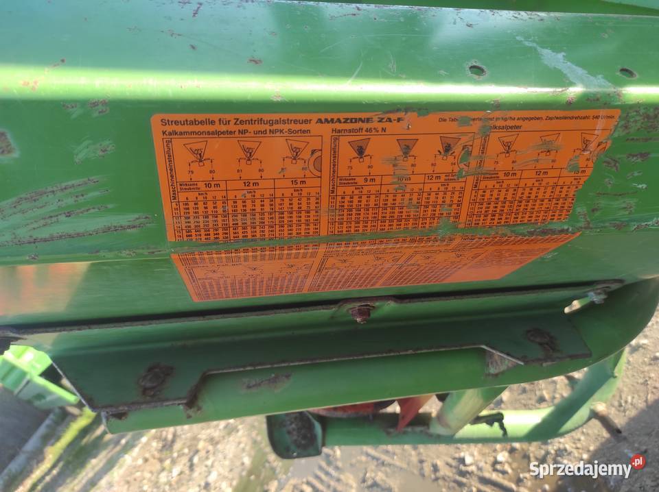 Rozsiewacz nawozu amazone zaf 804 Radoszyce