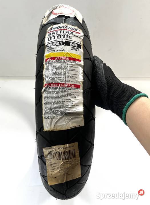 Opona BRIDGESTONE BATTLAX BT019 12070ZR17 58W MC Łobżenica