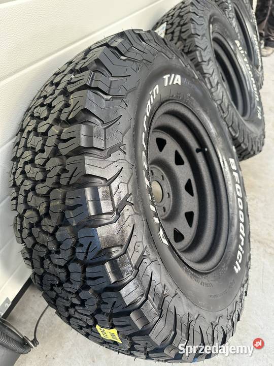 Komplet Kół OffRoad Felgi stalowe 16 Opony warmińsko-mazurskie