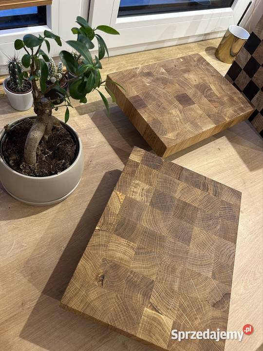 Deski sztorcowe szachownice dębowe end grain Rybnik