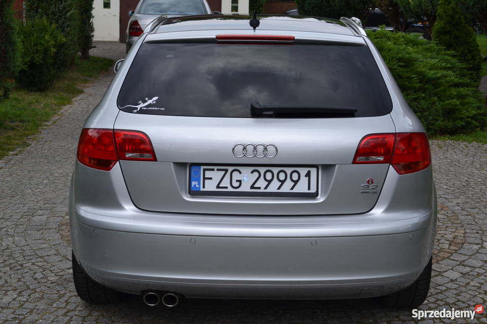 Audi A3 32 250 QUATTRO DSG szklany dach ŁOPATKI sprzedam