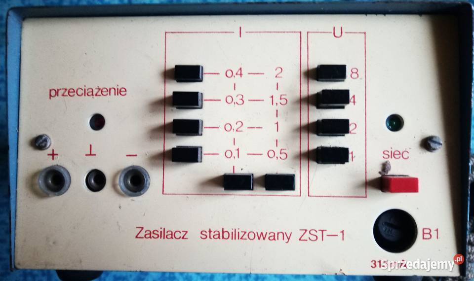 Zasilacz warsztatowy stabilizowany ZST1 Sulechów