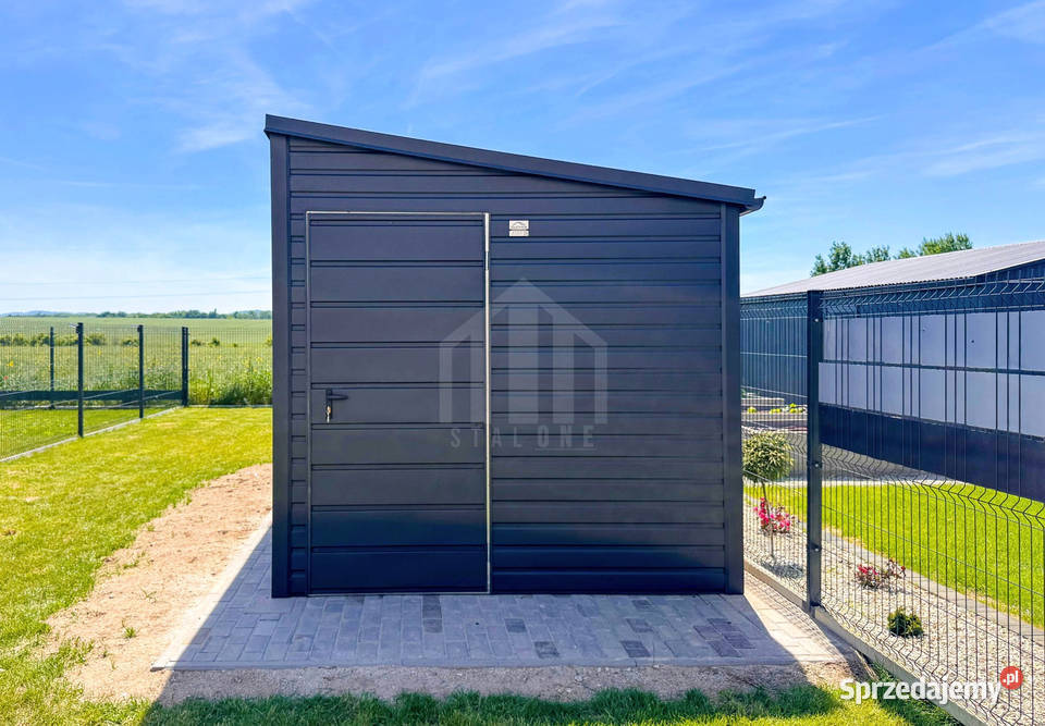 Schowek domek ogrodowy 2x3 m drzwi okno rynny Gliwice